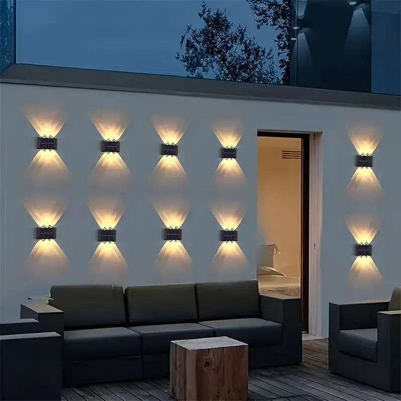 Lusuna Stralende Zonnewandlampen - Sfeervolle Verlichting voor Buiten en Binnen!