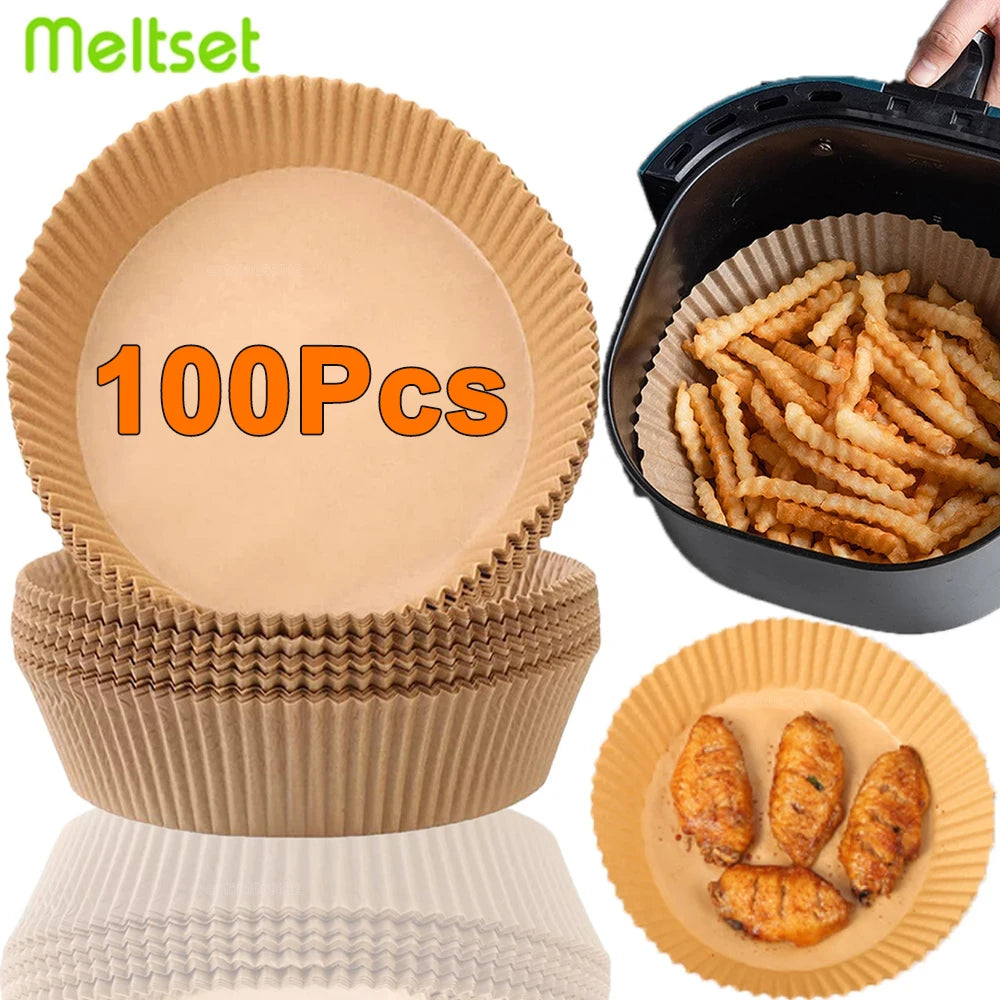 Wegwerp Papieren Voeringen voor Airfryer - Houd je Airfryer Schoon en Gezond!