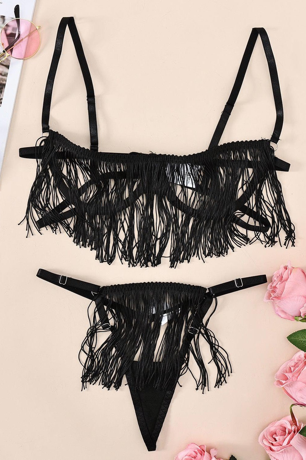 Ibiza Lingerie Set - Black