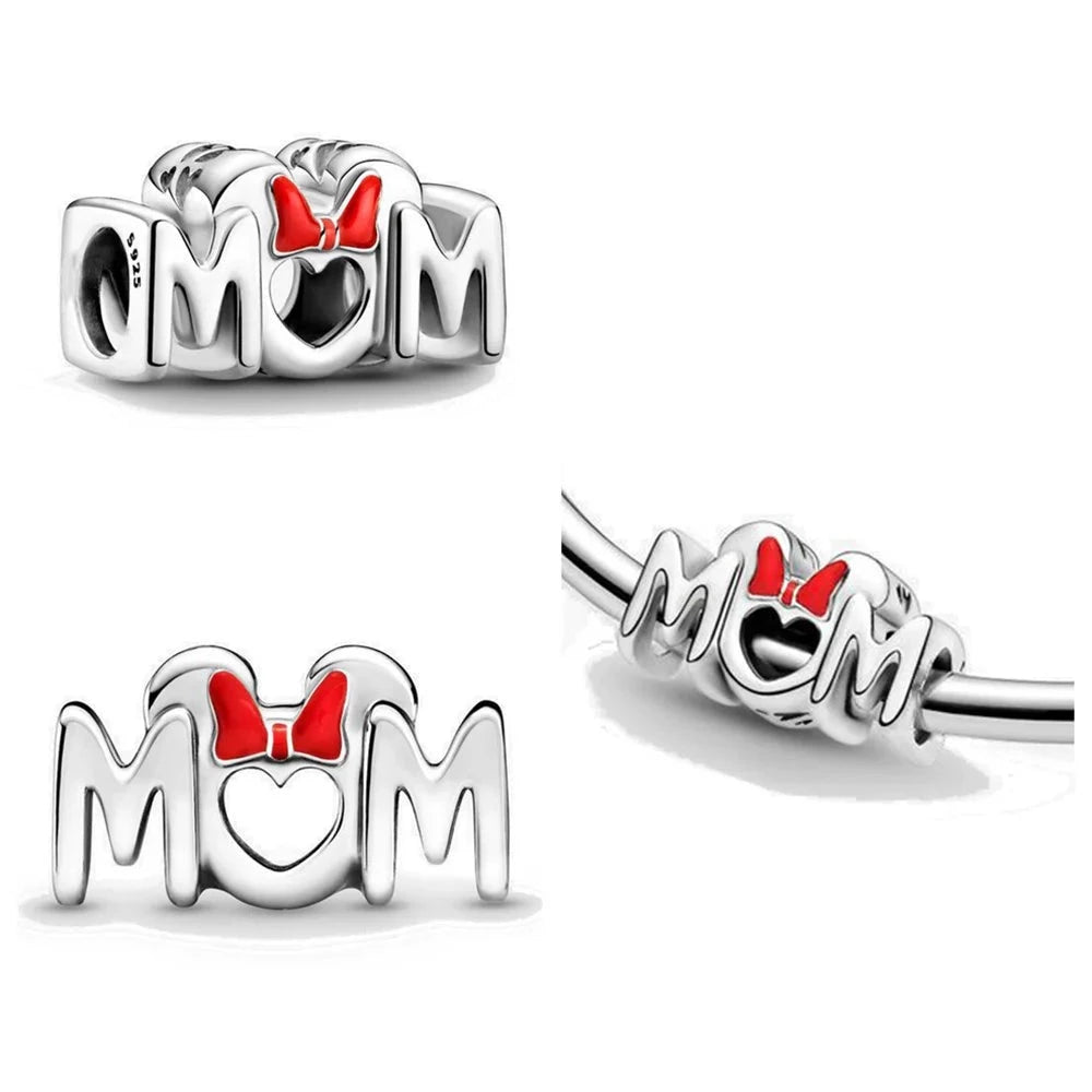 Magic Charms van Stitch, Minnie Mouse, Winnie Charms - Geschikt voor Pandora Armband