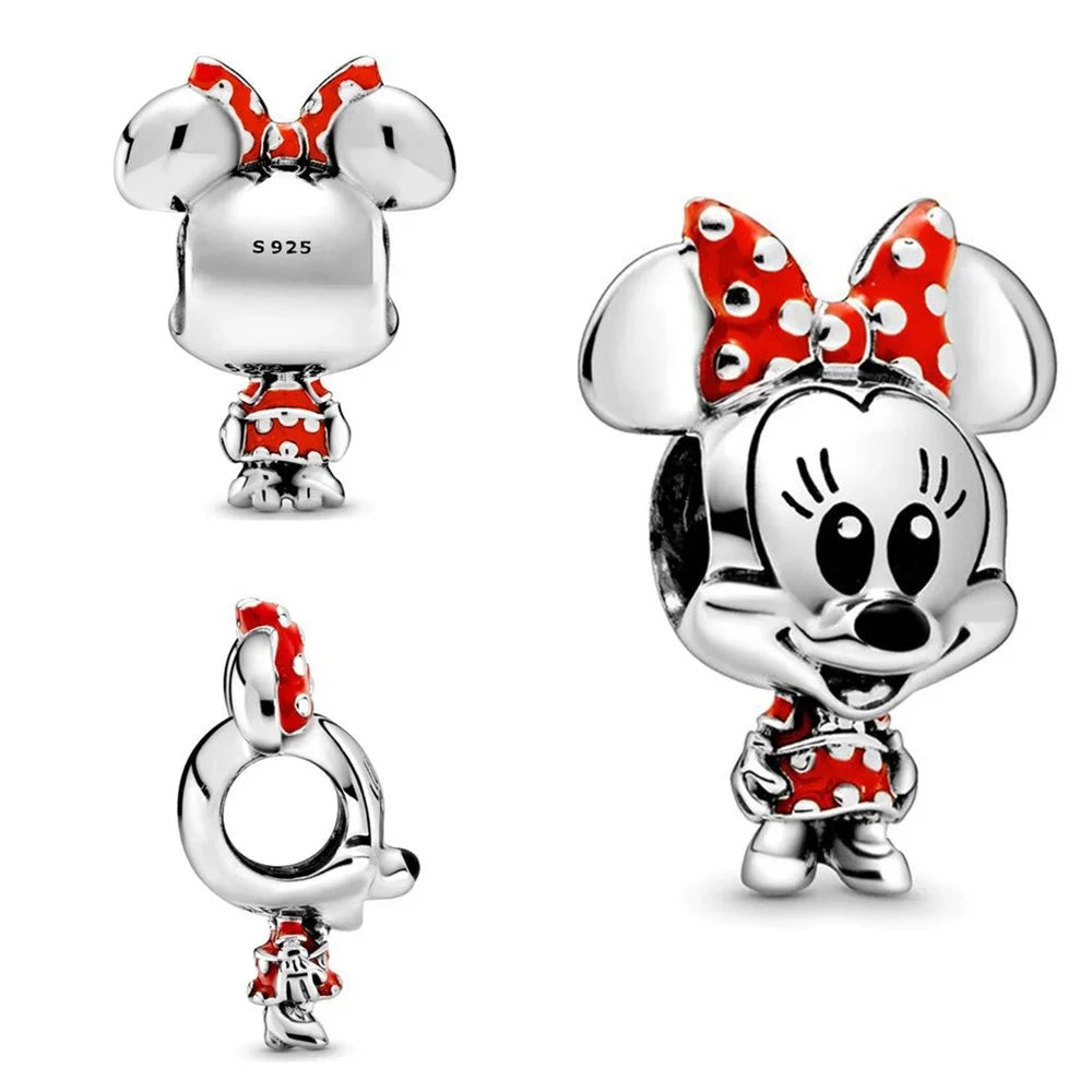 Magic Charms van Stitch, Minnie Mouse, Winnie Charms - Geschikt voor Pandora Armband