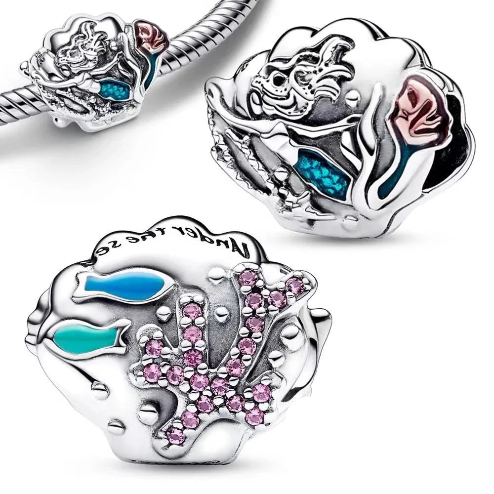 Magic Charms van Stitch, Minnie Mouse, Winnie Charms - Geschikt voor Pandora Armband