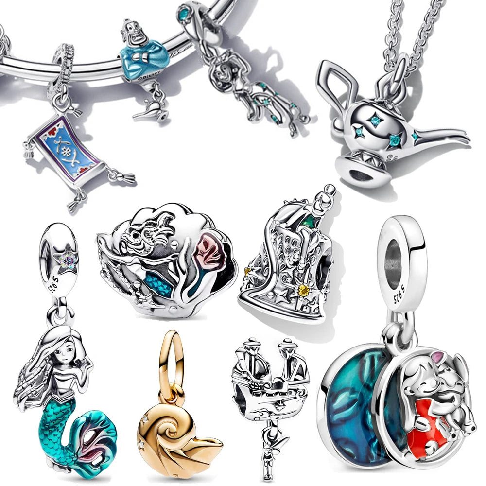 Magic Charms van Stitch, Minnie Mouse, Winnie Charms - Geschikt voor Pandora Armband