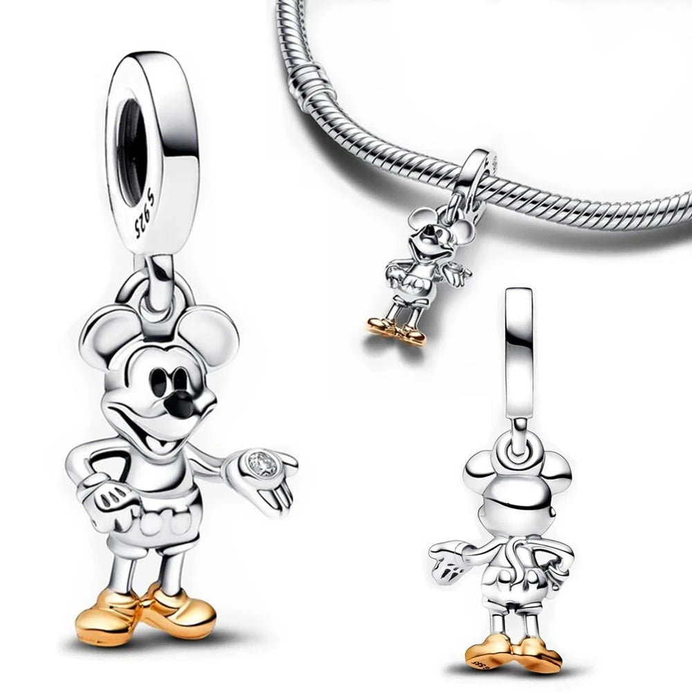 Magic Charms van Stitch, Minnie Mouse, Winnie Charms - Geschikt voor Pandora Armband