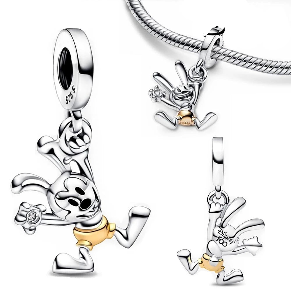 Magic Charms van Stitch, Minnie Mouse, Winnie Charms - Geschikt voor Pandora Armband