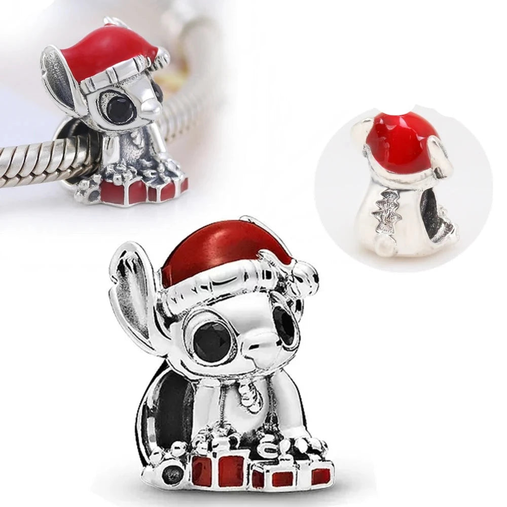 Magic Charms van Stitch, Minnie Mouse, Winnie Charms - Geschikt voor Pandora Armband