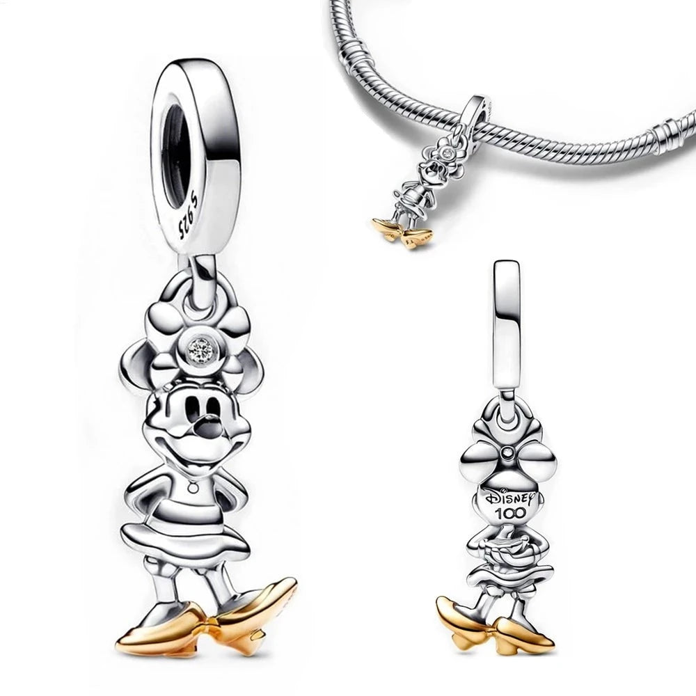 Magic Charms van Stitch, Minnie Mouse, Winnie Charms - Geschikt voor Pandora Armband