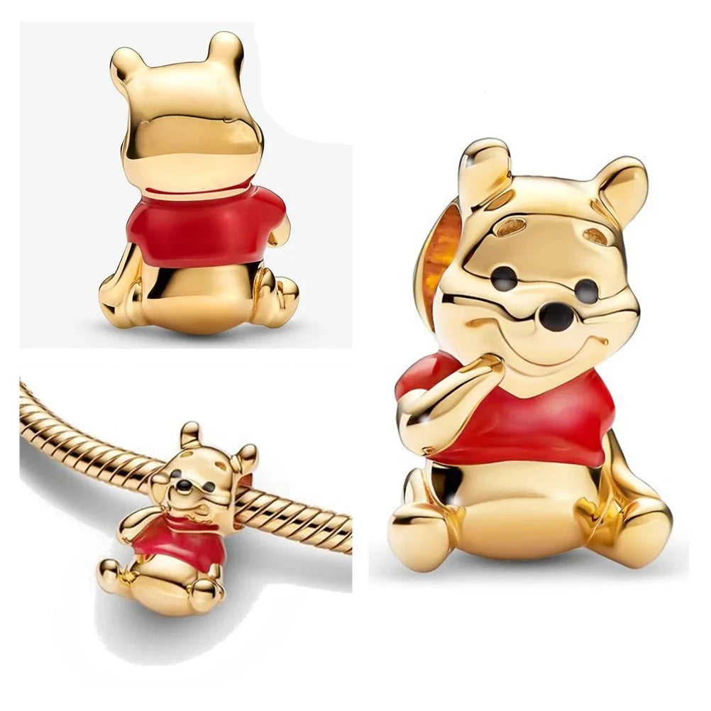 Magic Charms van Stitch, Minnie Mouse, Winnie Charms - Geschikt voor Pandora Armband