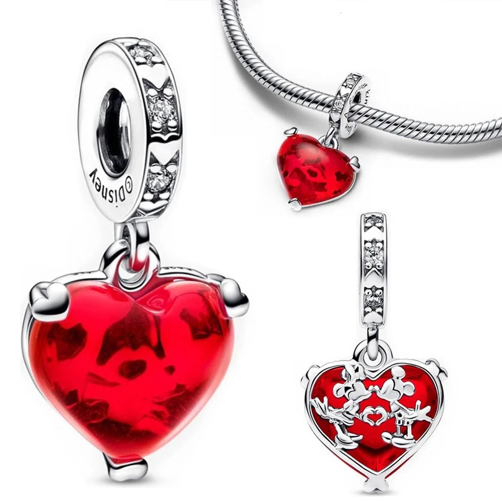 Magic Charms van Stitch, Minnie Mouse, Winnie Charms - Geschikt voor Pandora Armband