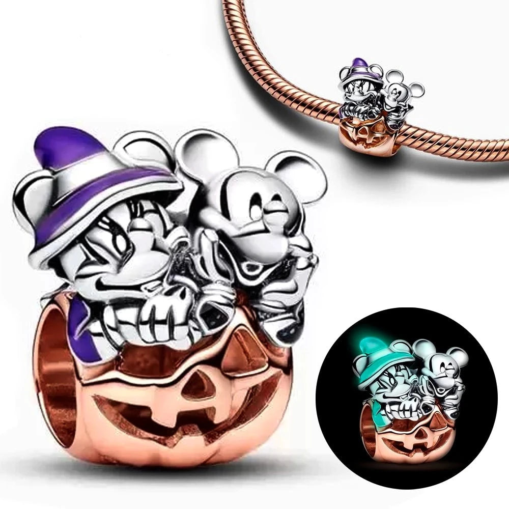 Magic Charms van Stitch, Minnie Mouse, Winnie Charms - Geschikt voor Pandora Armband