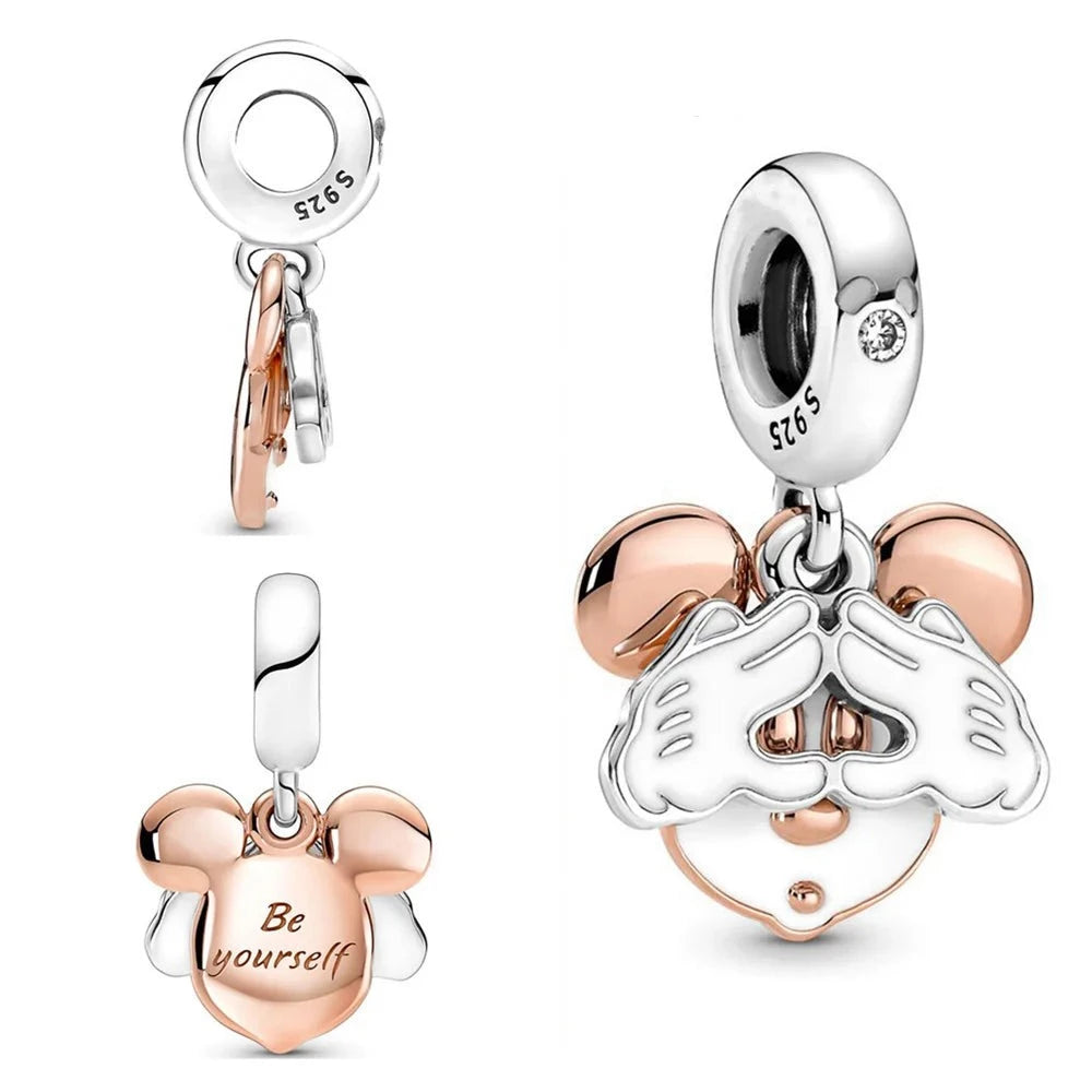 Magic Charms van Stitch, Minnie Mouse, Winnie Charms - Geschikt voor Pandora Armband