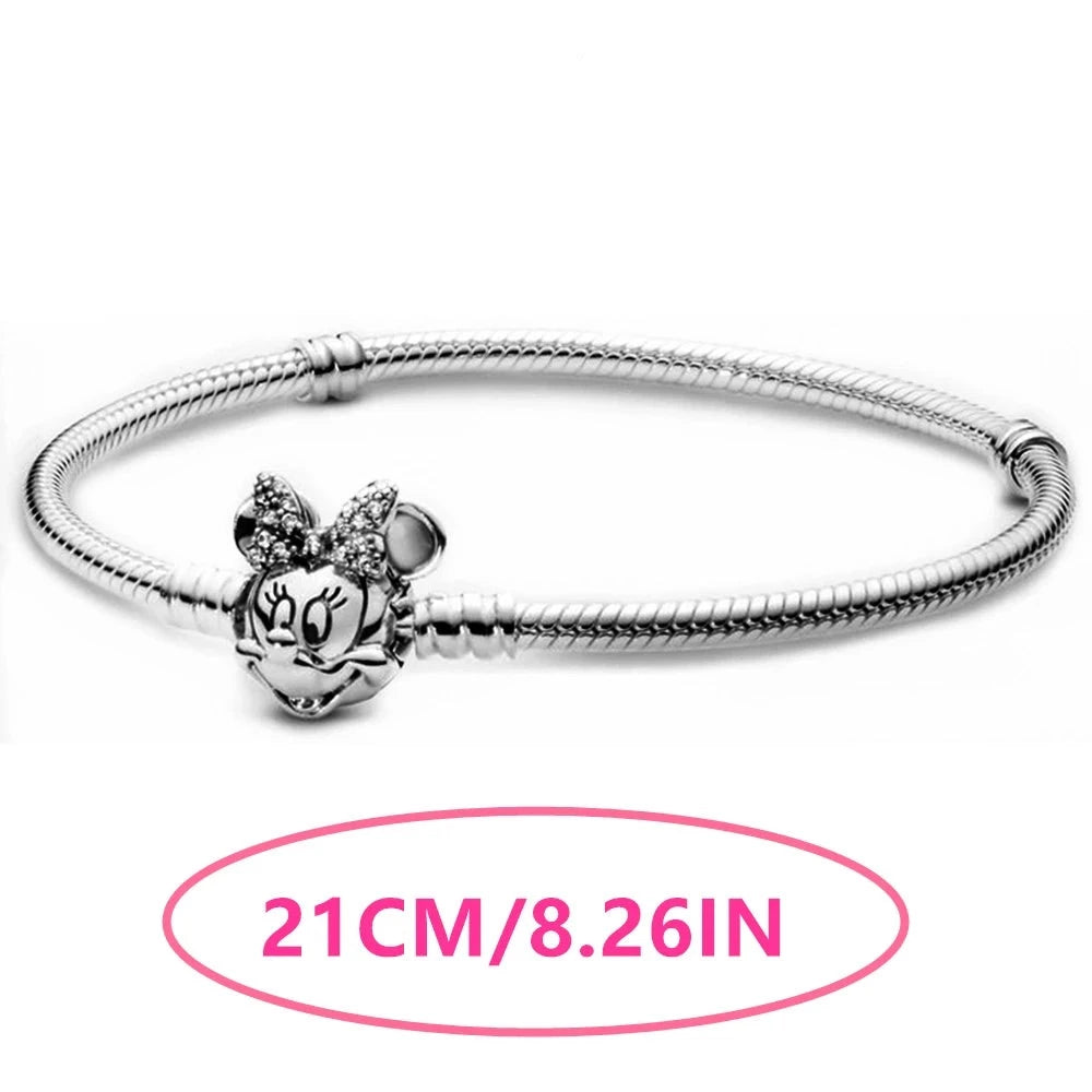 Magic Charms van Stitch, Minnie Mouse, Winnie Charms - Geschikt voor Pandora Armband
