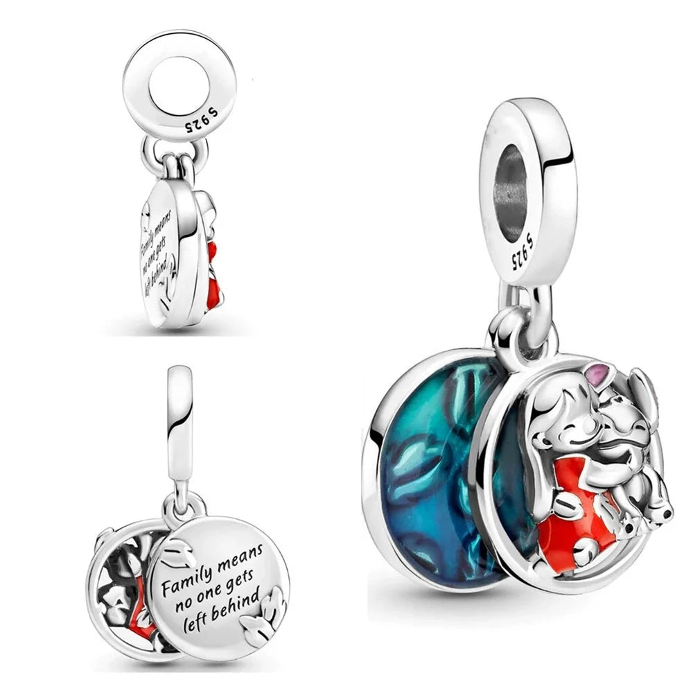 Magic Charms van Stitch, Minnie Mouse, Winnie Charms - Geschikt voor Pandora Armband