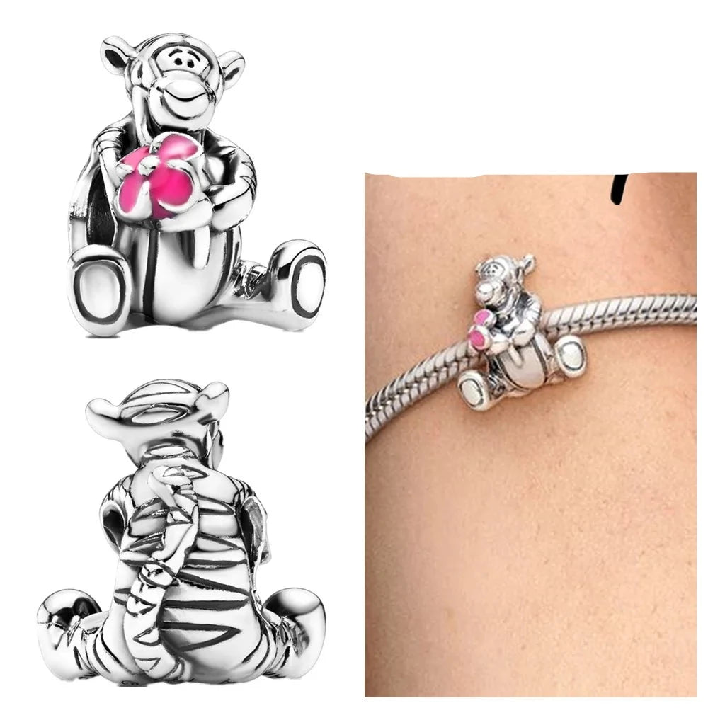 Magic Charms van Stitch, Minnie Mouse, Winnie Charms - Geschikt voor Pandora Armband