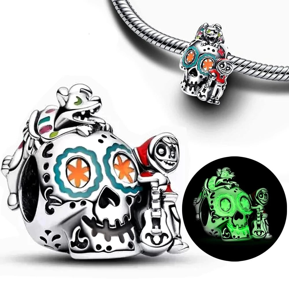 Magic Charms van Stitch, Minnie Mouse, Winnie Charms - Geschikt voor Pandora Armband