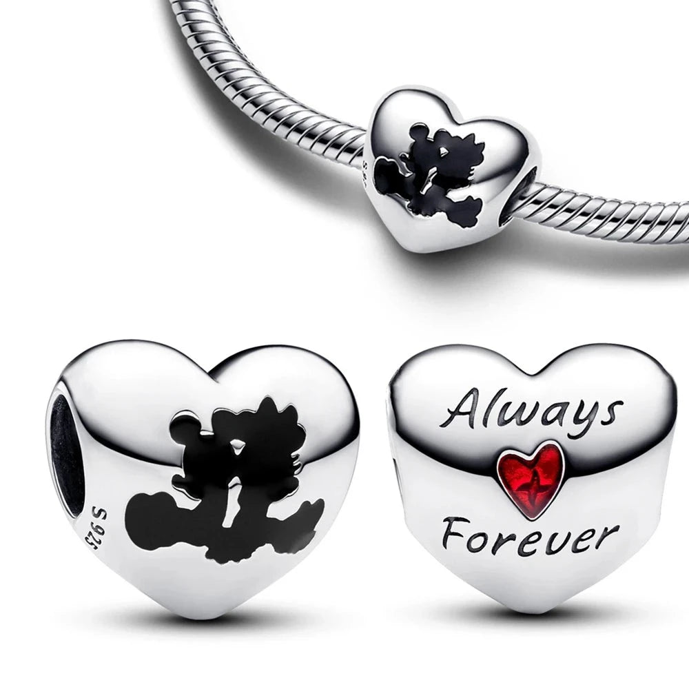 Magic Charms van Stitch, Minnie Mouse, Winnie Charms - Geschikt voor Pandora Armband