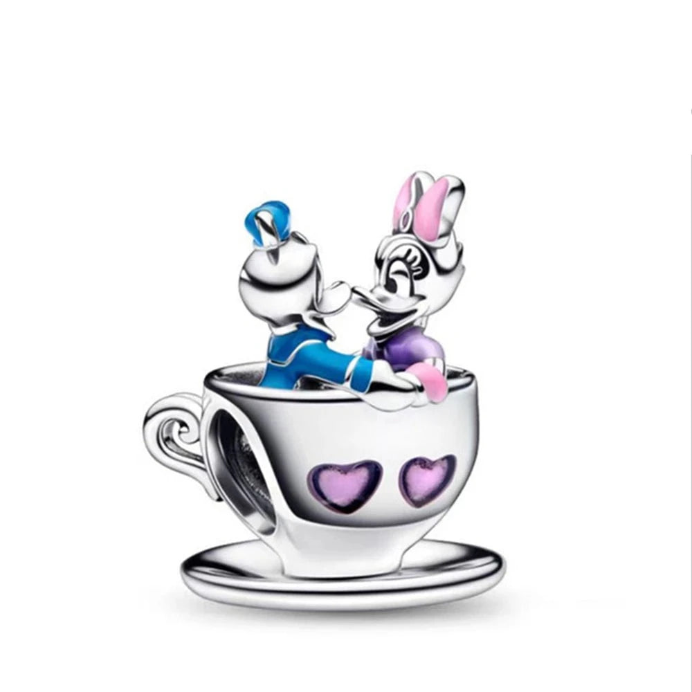 Magic Charms van Stitch, Minnie Mouse, Winnie Charms - Geschikt voor Pandora Armband