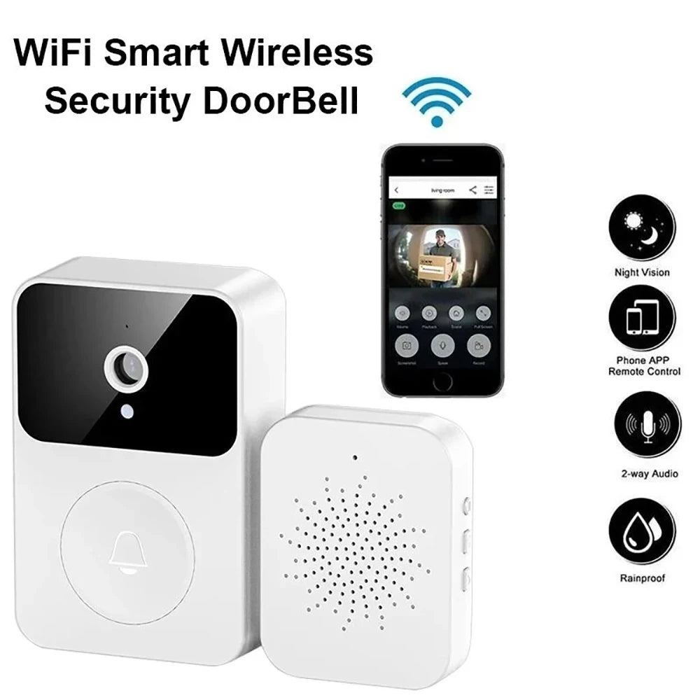 Slimme WiFi Deurbel: HD Camera, Nachtzicht & Stembediening - Buitenbeveiliging
