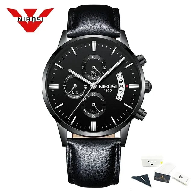 NIBOSI Relogio Masculino - Luxe Herenhorloges van Topmerk