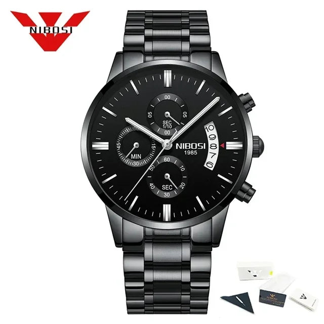 NIBOSI Relogio Masculino - Luxe Herenhorloges van Topmerk