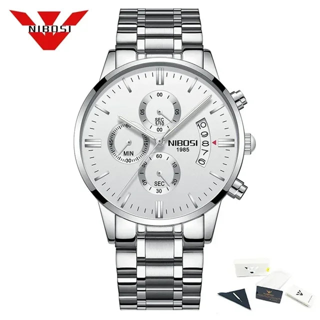 NIBOSI Relogio Masculino - Luxe Herenhorloges van Topmerk