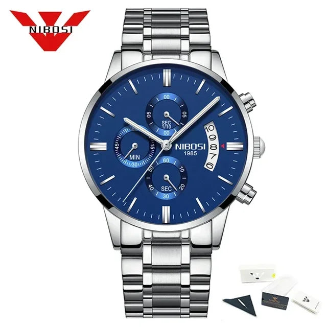 NIBOSI Relogio Masculino - Luxe Herenhorloges van Topmerk