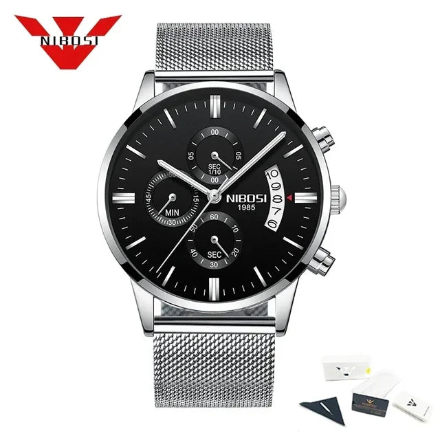 NIBOSI Relogio Masculino - Luxe Herenhorloges van Topmerk