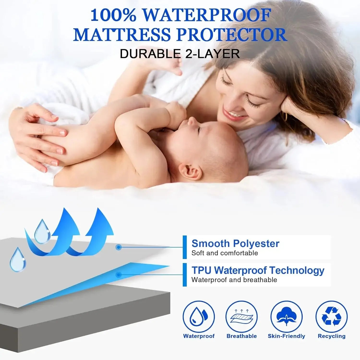 Lusuna AquaGuard: Ultieme Waterdichte Matrasbeschermer